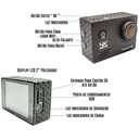 Ver imagem 3 de Câmera Filmadora Sport 4K Full Hd Wifi Controle Completa Mt-1090