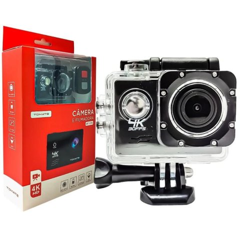 Câmera Filmadora Sport 4K Full Hd Wifi Controle Completa Mt-1090