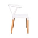 Ver imagem 7 de Conjunto 4 Cadeiras Polipropileno Wishbone Yescasa