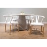 Conjunto 4 Cadeiras Polipropileno Wishbone Yescasa - 8