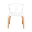 Ver imagem 6 de Conjunto 4 Cadeiras Polipropileno Wishbone Yescasa