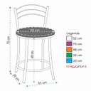 Ver imagem 3 de Kit 2 Banquetas Bc26-c A103