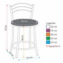 Ver imagem 3 de Kit 2 Banquetas Bc26-c A105