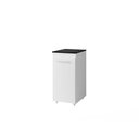 Ver imagem 1 de Armário Multiuso Zara com 1 Porta Organizador de Cozinha ou Lavanderia Cor -  Branco