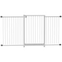 Ver imagem 3 de GRADE PORTÃO PET BEBÊ DIVISOR AMBIENTE 143 A 148 CM BRANCO