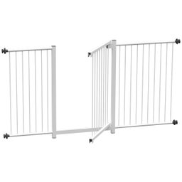 GRADE PORTÃO PET BEBÊ DIVISOR AMBIENTE 143 A 148 CM BRANCO - 4