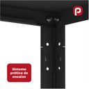 Ver imagem 6 de Estante para Livros com Estrutura Metálica 5 Prateleiras