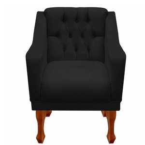 Poltrona Decorativa Cadeira para Clinica Consultório Sala Quarto Recepção Grécia Nanda Decor:corino
