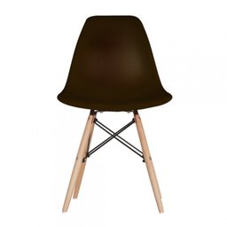 Conjunto Mesa de Jantar com 4 Cadeiras Eames Pp Espresso Móveis - 13