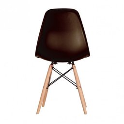 Conjunto Mesa de Jantar com 4 Cadeiras Eames Pp Espresso Móveis - 10