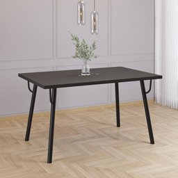 Conjunto Mesa de Jantar com 4 Cadeiras Eames Pp Espresso Móveis - 9