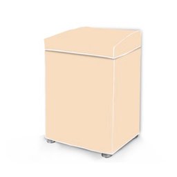 Capa para Máquina de Lavar Preta em Pvc Antimofo - Tamanho G:bege - 4