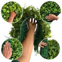 Ver imagem 5 de 5 Placas Artificiais Alta Qualidade Jardim Vertical Premium para Decoração de Parede Área Gourmet