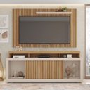 Ver imagem 2 de Rack com Painel para TV Até 65 Polegadas com Ripado Esmeralda