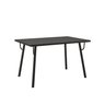 Conjunto Mesa Orbit com 4 Cadeiras de Jantar Tolix Industrial Aço Espresso Móveis - 2