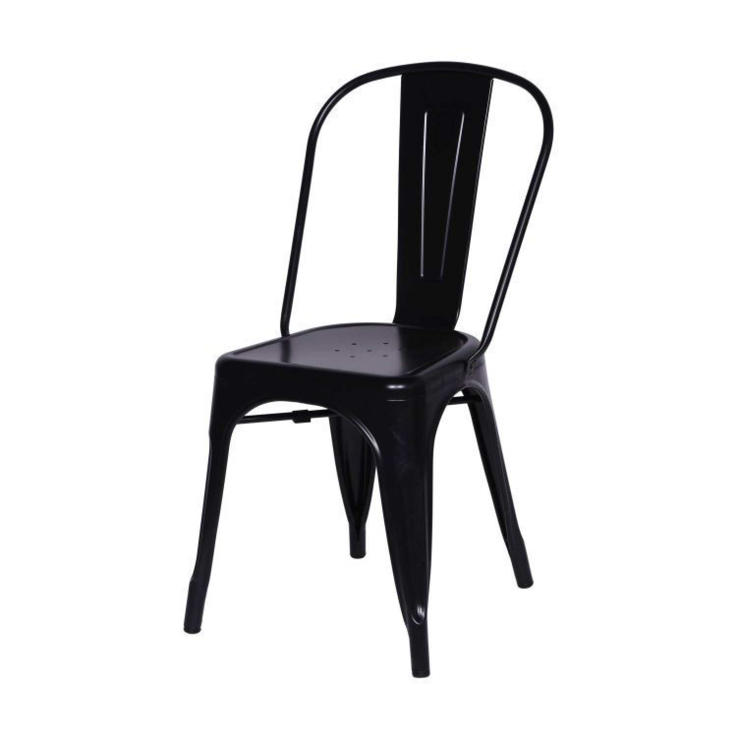 Conjunto Mesa Orbit com 4 Cadeiras de Jantar Tolix Industrial Aço Espresso Móveis - 3