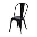 Ver imagem 3 de Conjunto Mesa Orbit com 4 Cadeiras de Jantar Tolix Industrial Aço Espresso Móveis