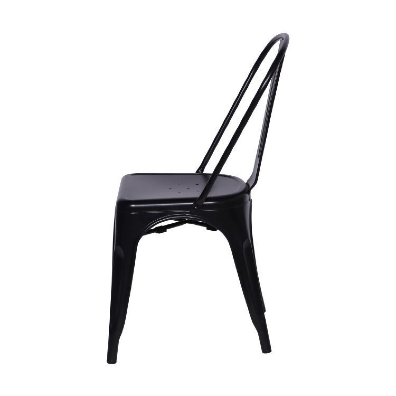 Conjunto Mesa Orbit com 4 Cadeiras de Jantar Tolix Industrial Aço Espresso Móveis - 13