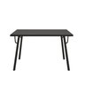 Conjunto Mesa Orbit com 4 Cadeiras de Jantar Tolix Industrial Aço Espresso Móveis - 8