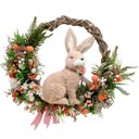 Ver imagem 1 de Guirlanda Decorativa de Páscoa Coelho Enfeite Arranjos 60cm