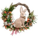 Ver imagem 5 de Guirlanda Decorativa de Páscoa Coelho Enfeite Arranjos 60cm