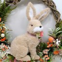 Ver imagem 2 de Guirlanda Decorativa de Páscoa Coelho Enfeite Arranjos 60cm