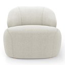Ver imagem 2 de Poltrona Organica Decorativa Eloa Boucle Bege - Londrilar