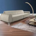 Ver imagem 2 de Sofá Molino 3 Lugares 210cm Pés Alumínio Veludo Creme - Nexta Casa