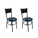 Ver imagem 1 de Conjunto 2 Cadeiras Pretas para Cozinha Viena Preta:Floral Preto