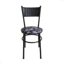 Ver imagem 3 de Conjunto 2 Cadeiras Pretas para Cozinha Viena Preta:Floral Preto