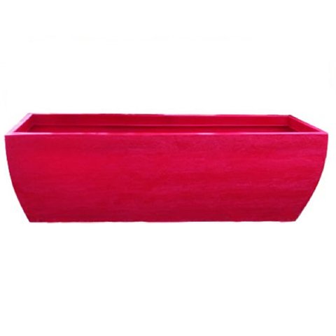 Vaso Planta 100x30 Jardineira Floreira Polietileno - ROSA 022