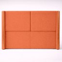 Ver imagem 3 de Cabeceira Cama Box Casal Estofada Essence 140cm com Sapatas Plásticas Braços Laterais