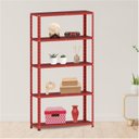 Ver imagem 2 de Estante para Livros com Estrutura Metálica 5 Prateleiras