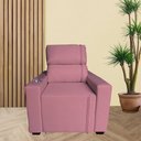 Ver imagem 1 de Poltrona Retratil e Reclinavel com Porta Copo Maisa Rosa