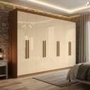 Ver imagem 2 de Guarda-roupa Roupeiro Maxel Paris 8 Portas 4 Gavetas 100 Mdf