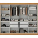 Ver imagem 4 de Guarda-roupa Roupeiro Maxel Paris 8 Portas 4 Gavetas 100 Mdf