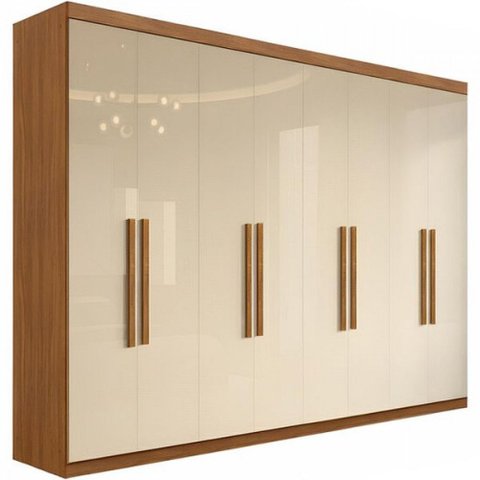 Guarda-roupa Roupeiro Maxel Paris 8 Portas 4 Gavetas 100 Mdf