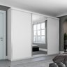 Guarda Roupa Casal com Espelho 3 Portas 100% MDF BP Altdorf - 1