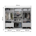 Ver imagem 6 de Guarda Roupa Casal com Espelho 3 Portas 100% MDF BP Altdorf