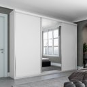 Ver imagem 1 de Guarda Roupa Casal com Espelho 3 Portas 100% MDF BP Altdorf