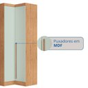 Ver imagem 7 de Móveis para Quarto Módulo Canto Reto 2 Porta Infinity