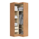 Ver imagem 4 de Móveis para Quarto Módulo Canto Reto 2 Porta Infinity