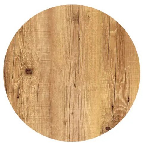 Tampo em MDF 18mm Redondo 130 cm - Antiquá Personal Decor Design Tampo Redondo em MDF Marrom