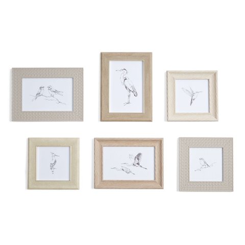 Kit Porta-Retratos em Poliestireno 6 Pcs Mart