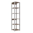 Ver imagem 7 de Guarda Roupa Closet 2 Peças com 1 Cabideiros 2 Gavetas e 6 Nichos Easy 