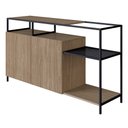 Ver imagem 3 de Buffet Bar Dinâmico New Hanover e Preto 135 cm - D’Rossi