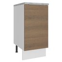 Ver imagem 1 de Balcão Madesa Stella 40 cm 1 Porta Branco/Rustic