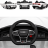 Carro Eletrico Zippy Toys Audi Rs E-tron Gt 12v Branco Controle - 3