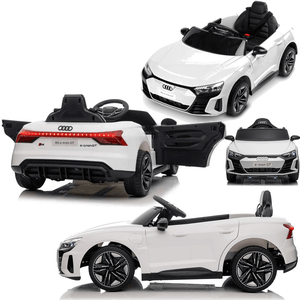 Carro Eletrico Zippy Toys Audi Rs E-tron Gt 12v Branco Controle