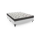 Ver imagem 1 de Cama Box com Colchão Queen Light D33 Espuma Antiácaro Branco Ortobom